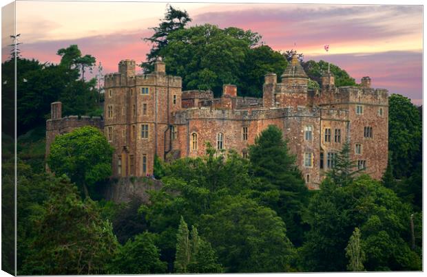 Dunster Castle Canvas Print by Alison Chambers