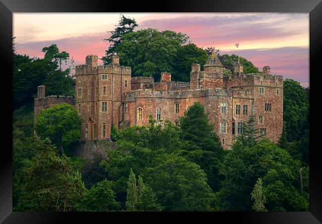 Dunster Castle Framed Print by Alison Chambers
