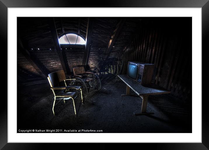 Pull up a chair! Framed Mounted Print by Nathan Wright