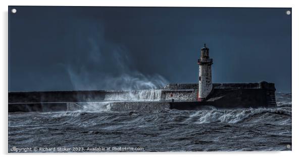 Storm Brewing Acrylic by Richard Stoker