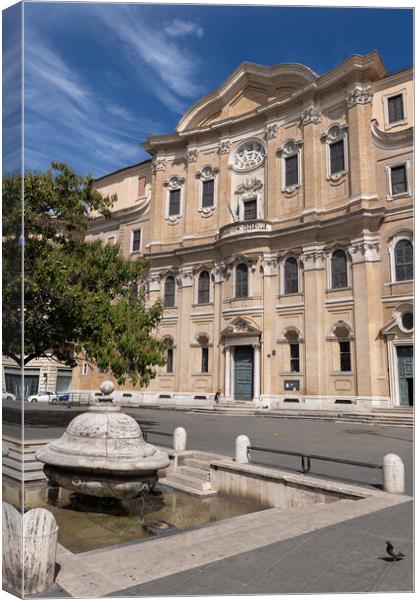 Oratorio dei Filippini in Rome Canvas Print by Artur Bogacki