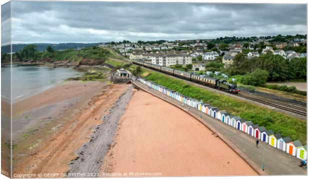 4555 Goodrington Devon Canvas Print by GEOFF GRIFFITHS