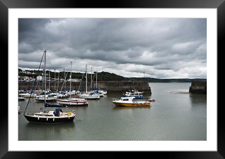 Serenity in Saundersfoot Framed Mounted Print by Steve Purnell