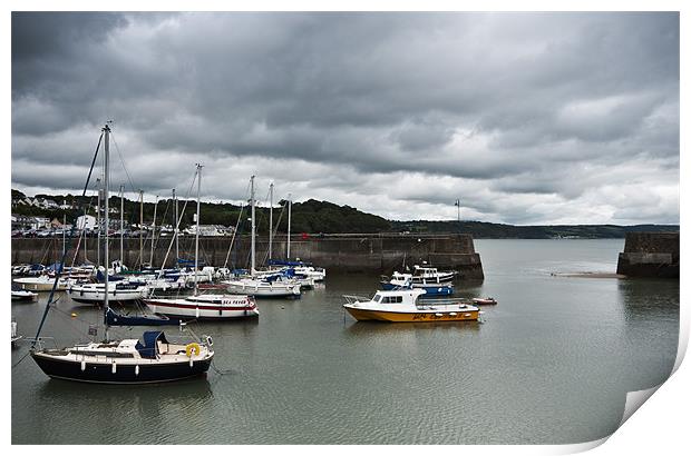 Serenity in Saundersfoot Print by Steve Purnell