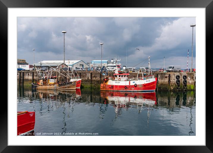 Views around the port town of Mallaig Framed Mounted Print by Gail Johnson