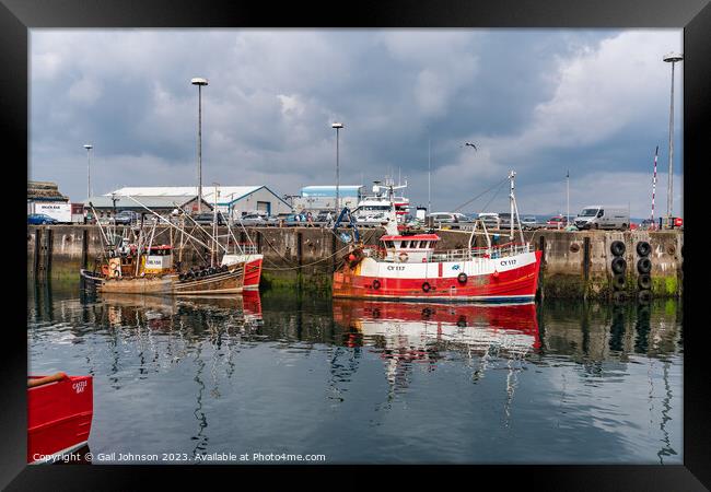 Views around the port town of Mallaig Framed Print by Gail Johnson