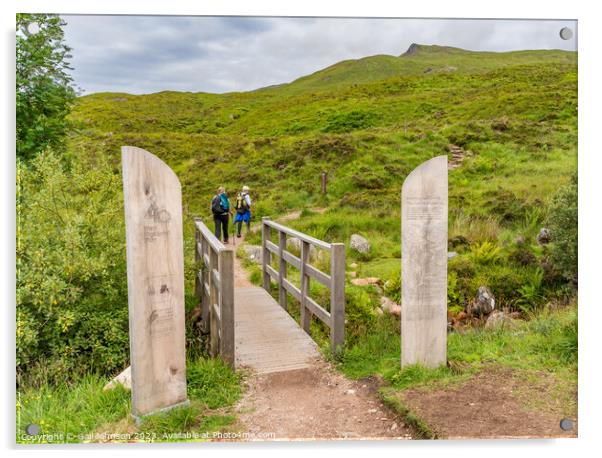 West Highland Way  Acrylic by Gail Johnson