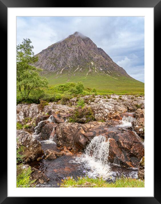 Outdoor mountain Framed Mounted Print by Gail Johnson