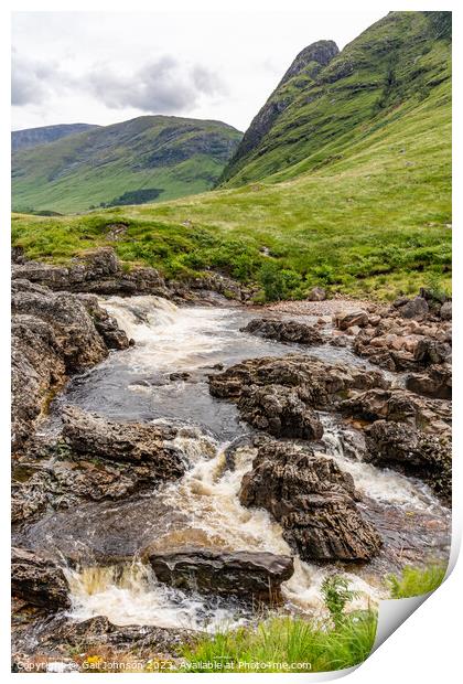 Outdoor stonerock Print by Gail Johnson