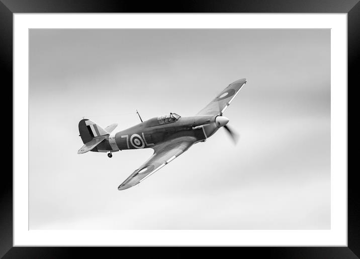 Hawker Sea Hurricane Framed Mounted Print by Kevin Howchin