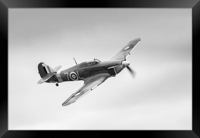 Hawker Sea Hurricane Framed Print by Kevin Howchin