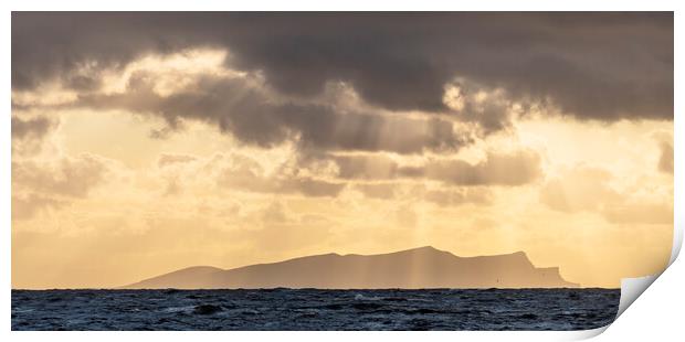 Dramatic sky, Shetland Print by Kevin Howchin