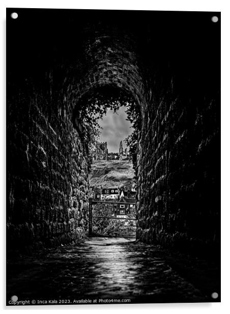 Whitby's Screaming Tunnel Acrylic by Inca Kala