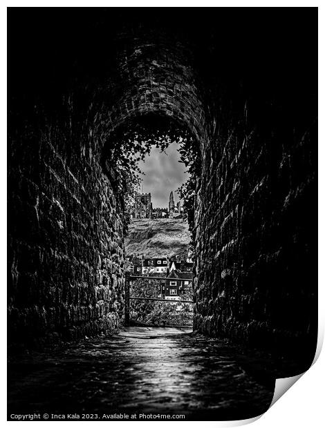 Whitby's Screaming Tunnel Print by Inca Kala