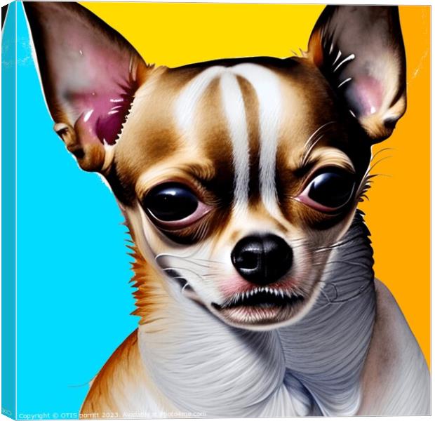 CHIHUAHUA 2 Canvas Print by OTIS PORRITT