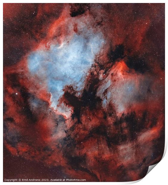 North America Nebula Print by Emil Andronic