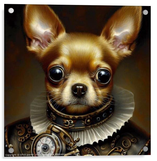 Chihuahua (Steampunk) 2 Acrylic by OTIS PORRITT