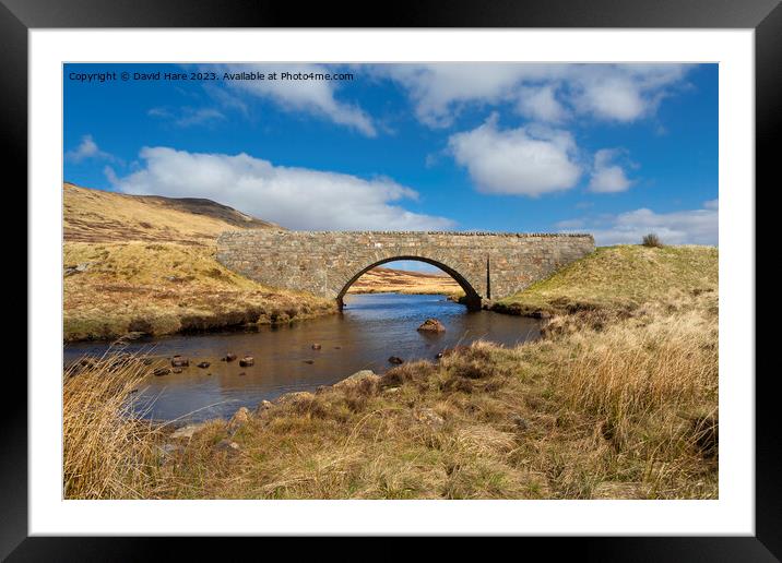 Highland Bridge Framed Mounted Print by David Hare