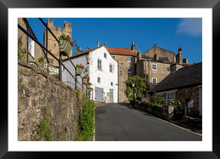 Millgate Richmond North Yorkshire Framed Mounted Print by Steve Smith