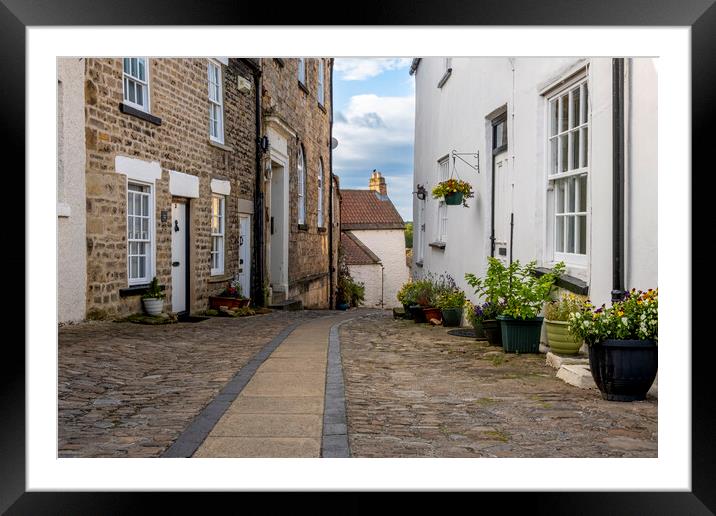 Tower Street Richmond North Yorkshire Framed Mounted Print by Steve Smith