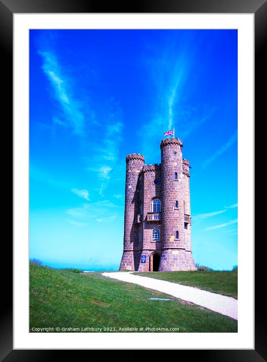 Broadway Tower Framed Mounted Print by Graham Lathbury