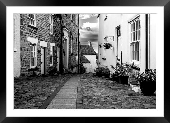 Tower Street Richmond North Yorkshire Framed Mounted Print by Steve Smith