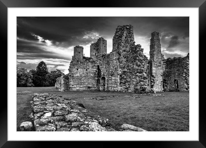 Easby Abbey North Yorkshire Framed Mounted Print by Tim Hill