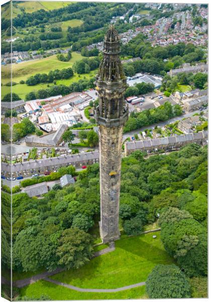 Wainhouse Tower Canvas Print by Apollo Aerial Photography