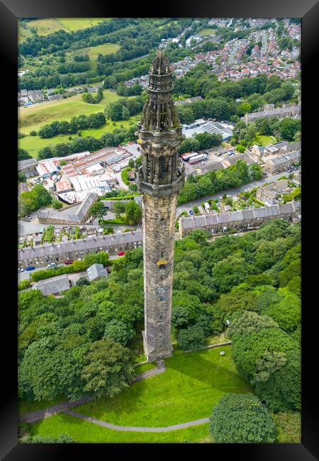 Wainhouse Tower Framed Print by Apollo Aerial Photography