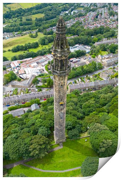 Wainhouse Tower Print by Apollo Aerial Photography