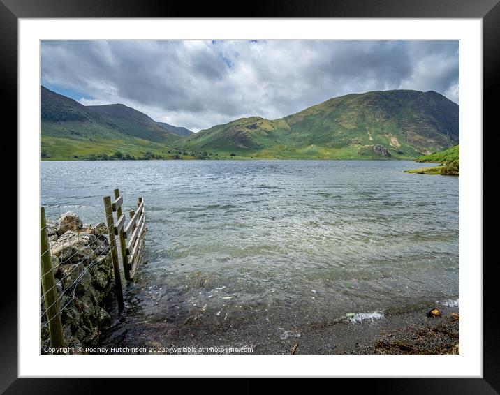 Crummock Water  Framed Mounted Print by Rodney Hutchinson