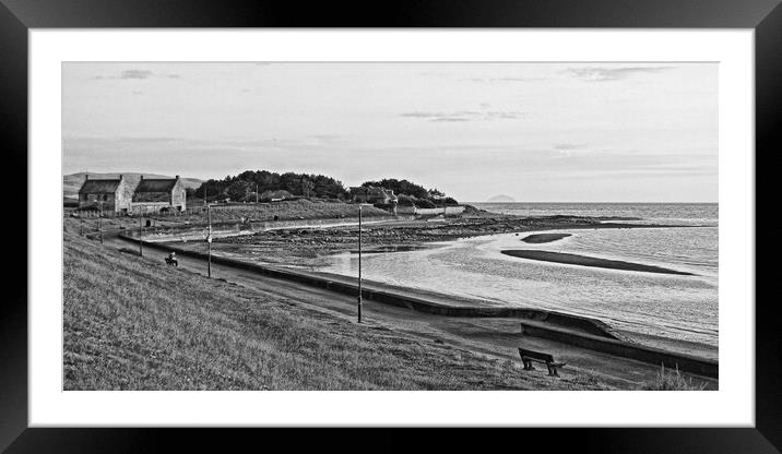 Prestwick coastal scene Framed Mounted Print by Allan Durward Photography