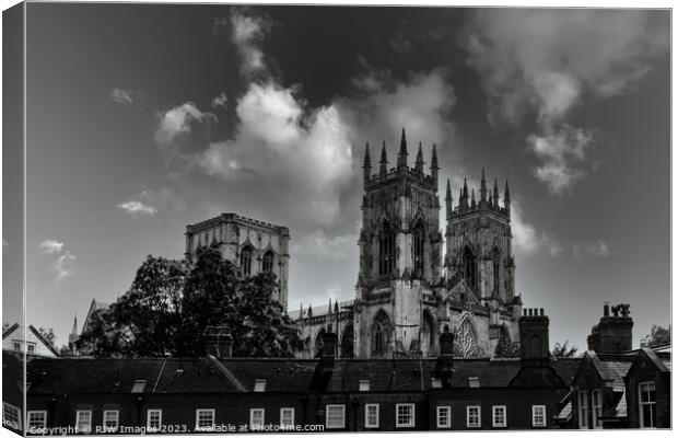 York Minster skyline Canvas Print by RJW Images