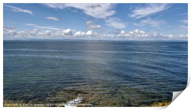 Dolphin's Playground: Moray Firth Print by Tom McPherson