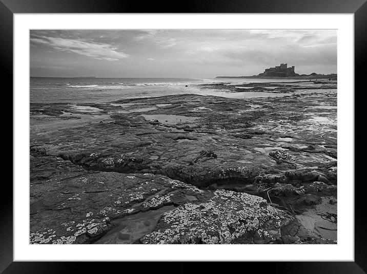 Bamburgh Castle No 2 Framed Mounted Print by Stephen Wakefield