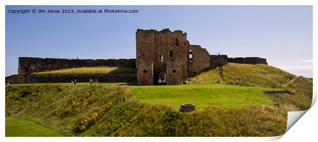 Tynemouth Castle Print by Jim Jones