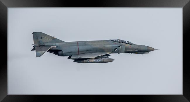 Hellenic F-4E Phantom II Framed Print by J Biggadike