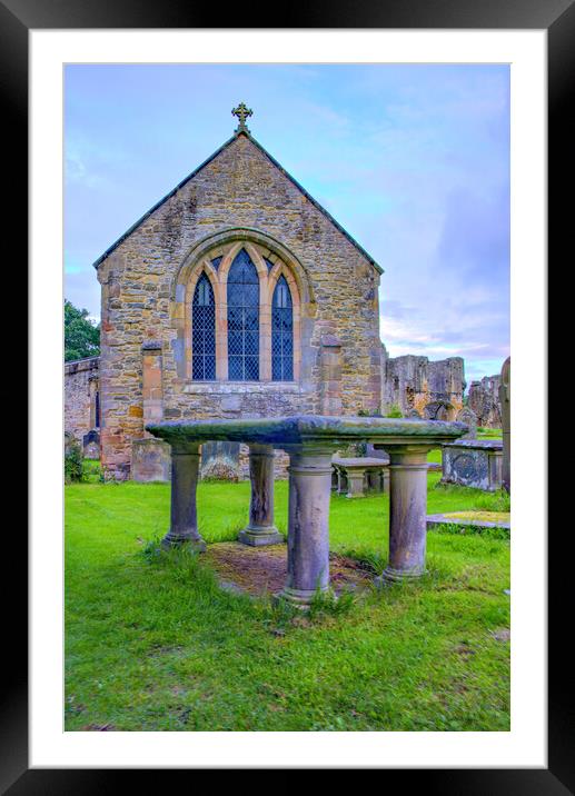 St Agatha's Church Easby Framed Mounted Print by Steve Smith