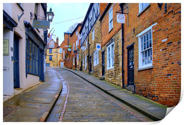 Steep Hill Lincoln Print by Steve Smith