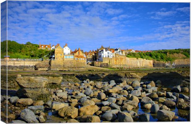 Robin Hoods Bay Canvas Print by Steve Smith