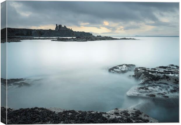 Tantallon Seascape Canvas Print by Anthony McGeever