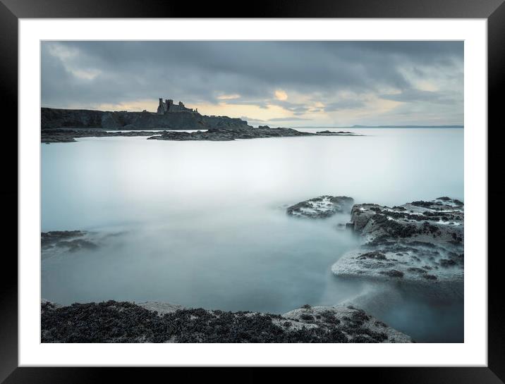 Tantallon Seascape Framed Mounted Print by Anthony McGeever