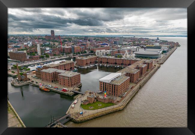 Liverpool's Royal Albert Docks Framed Print by Apollo Aerial Photography