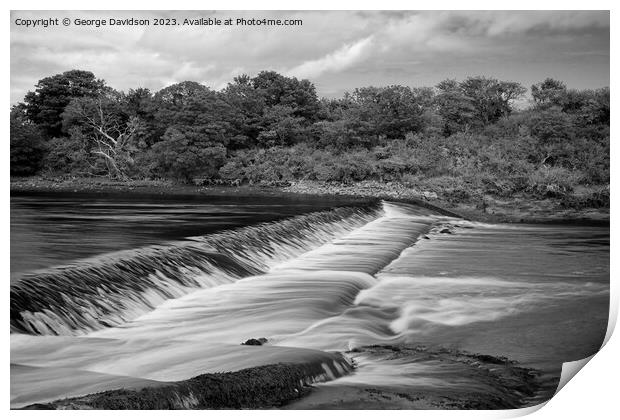 Weir Vision Print by George Davidson