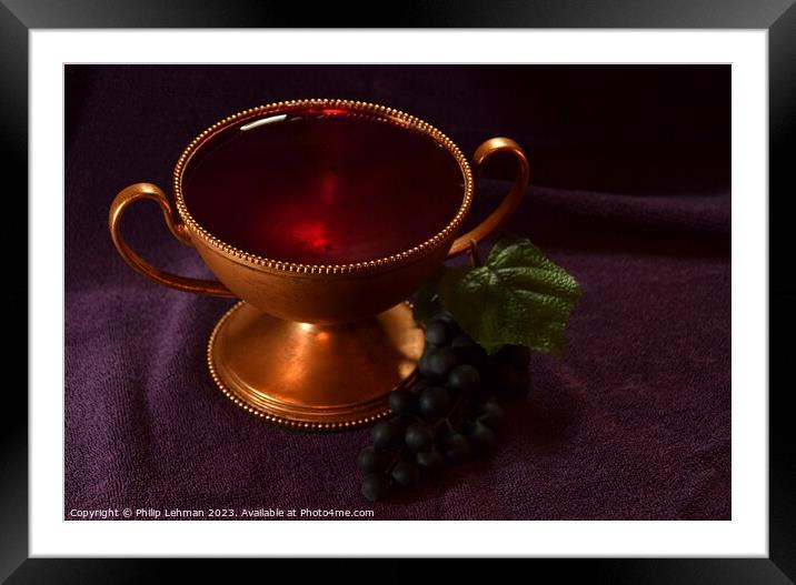 Cup of Wrath 7A Framed Mounted Print by Philip Lehman