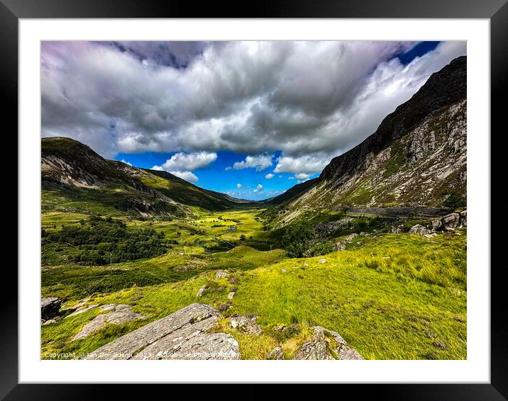 Snowdonia Framed Mounted Print by Ian Donaldson
