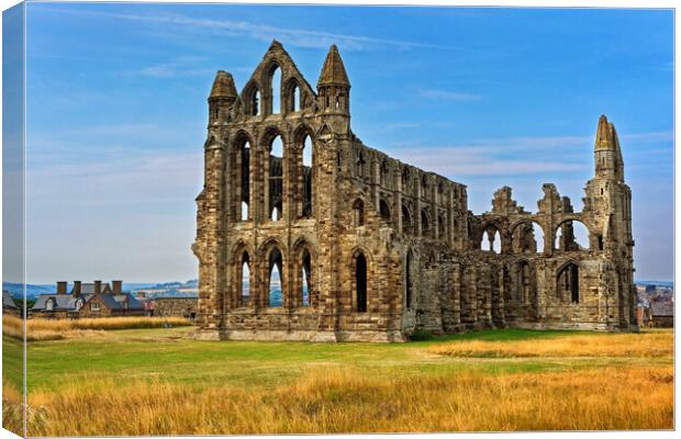 Whitby Abbey Canvas Print by Darren Galpin