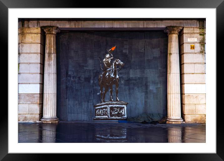 The Duke of Wellington, the Rat & the Cone Framed Mounted Print by Rich Fotografi 