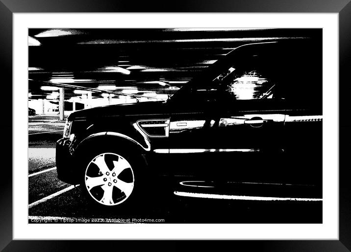 Zoomed Intimacy of Automobile Art Framed Mounted Print by Michael bryant Tiptopimage