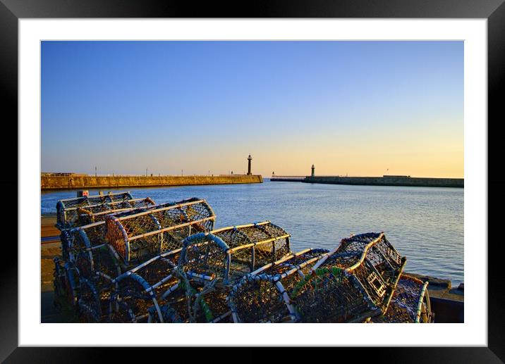 Whitby North Yorkshire Framed Mounted Print by Steve Smith